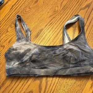 Old Navy Women's Black Tie-Dye Bikini Top